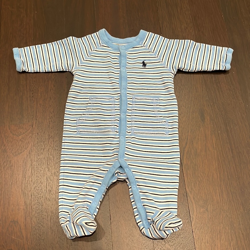 Polo Ralph Lauren striped footie